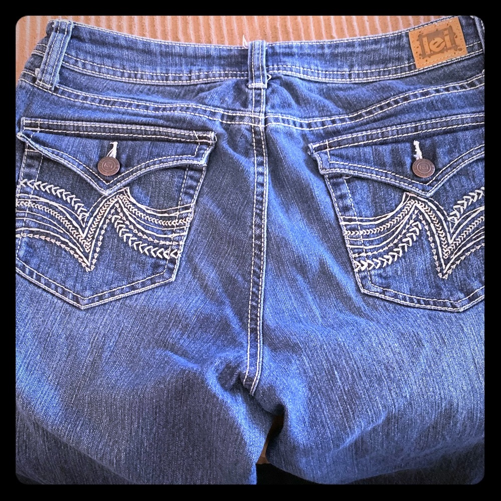 Boot cut curvy LEI jeans long